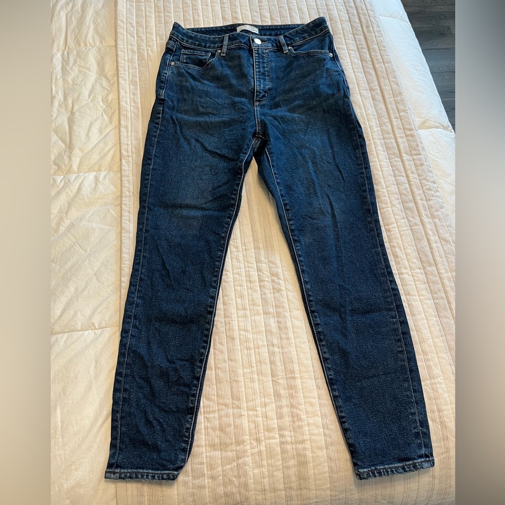 LOFT Dark Blue Skinny Jeans